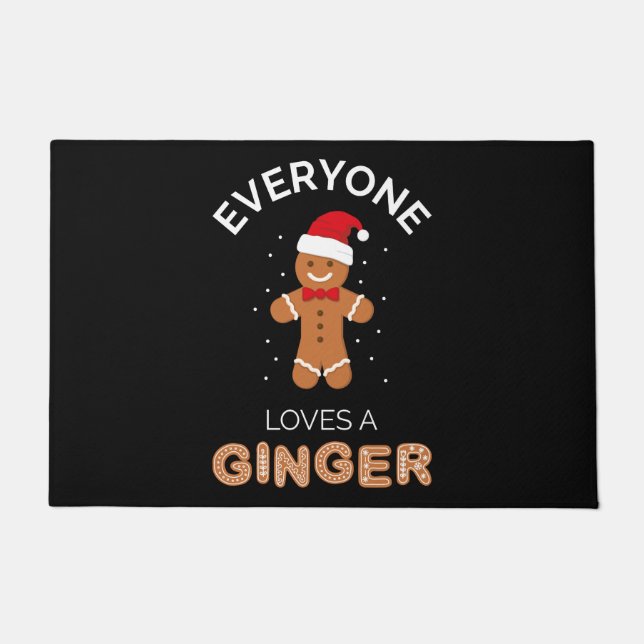 Everyone Loves A Ginger I Doormat (Front)
