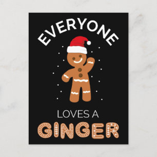 Everyone Loves A Ginger II Postcard