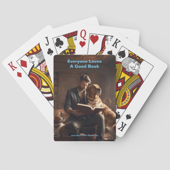 Everyone Loves A Good Book Playing Cards (Back)