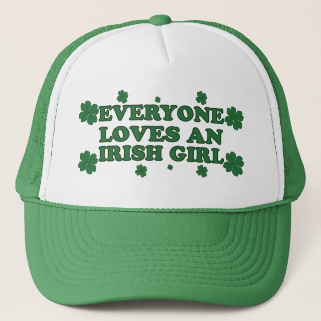 Everyone Loves An Irish Girl Hat (Front)