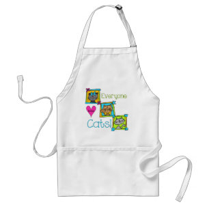 Everyone Loves Cats Standard Apron