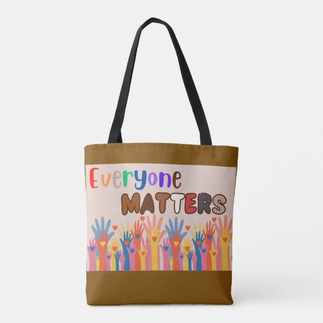 Everyone matters tote bag (Back)
