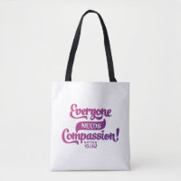 Everyone need compassion christian woman scripture
