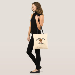 everyone needs a cookie tote bag