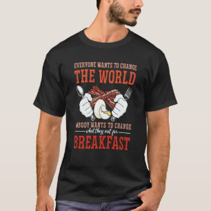 Everyone Wants To Change The Vegan Life Cooking Ve T-Shirt