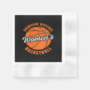 Everyone Watches Women's Sports Classic Napkin