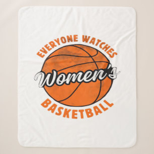 Everyone Watches Women's Sports Classic Sherpa Blanket