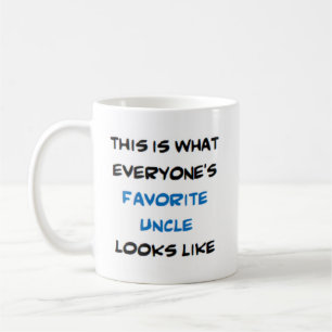 everyone's favourite uncle coffee mug