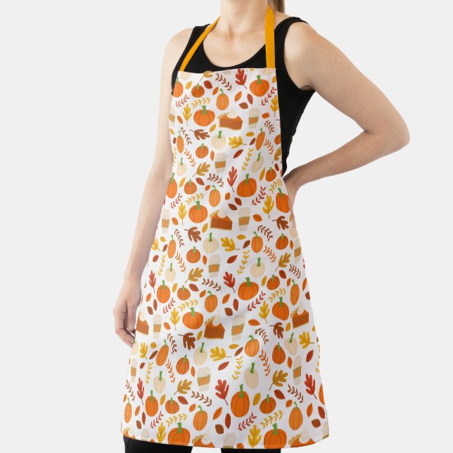 Everything Autumn Pattern Apron (Insitu)