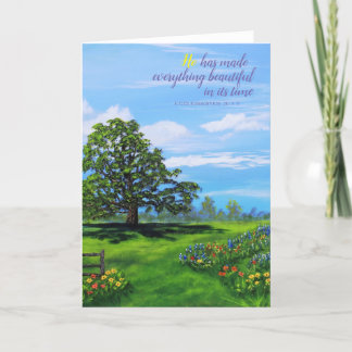 Everything Beautiful Inspirational Greeting Card
