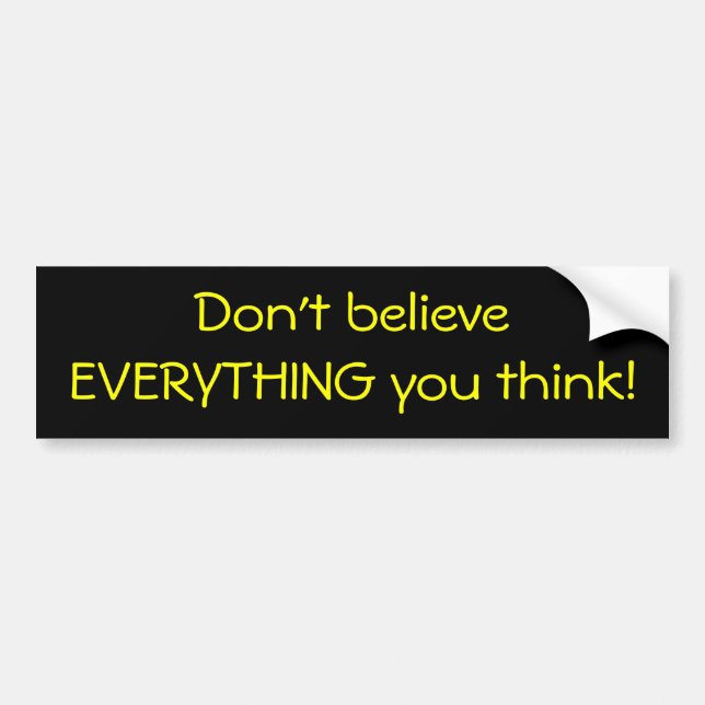 EVERYTHING Bumper Sticker (Front)