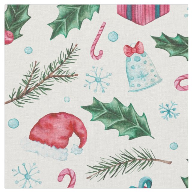 everything christmas fabric (Close Up)