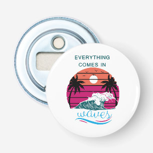 Everything Comes in Waves Bottle Opener