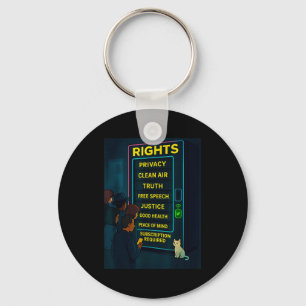 Everything For A Price Funny Satire Gift  Key Ring