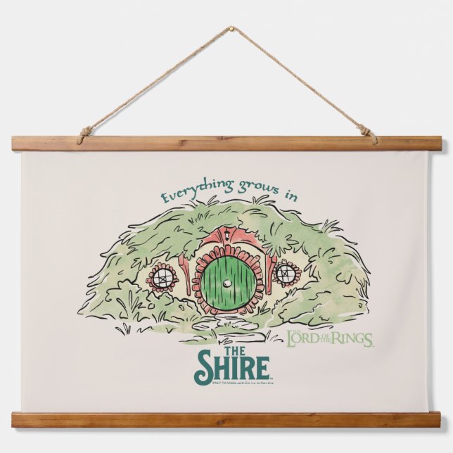 Everything Grows in THE SHIRE™ Hanging Tapestry (Front)