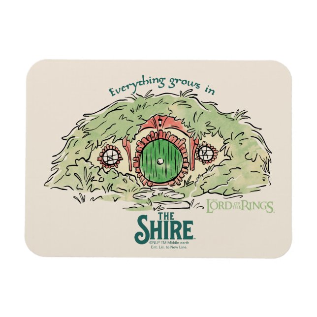 Everything Grows in THE SHIRE™ Magnet (Horizontal)