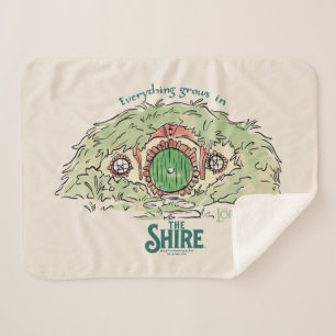 Everything Grows in THE SHIRE™ Sherpa Blanket