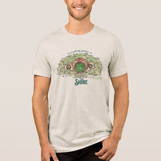 Everything Grows in THE SHIRE™ Tri-Blend Shirt (Front)