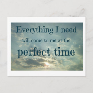 'Everything I Need' Affirmation Postcard