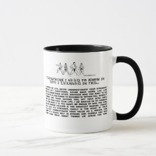 EVERYTHING I NEED TO KNOW -TKD MUG