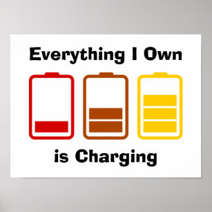 Everything I Own is Charging Poster