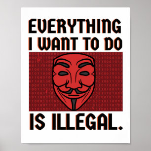 Everything I want to do is illegal Poster