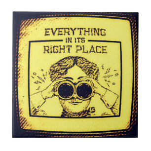 Everything In Its Right Place - Retro Adventurer Tile