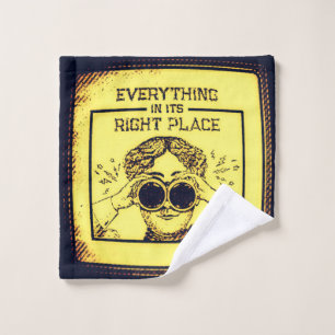 Everything In Its Right Place Wash Cloth