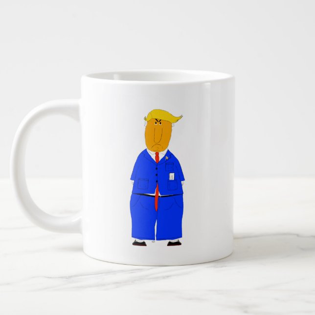Everything in life is luck Donald Trump Coffee Mug (Left)