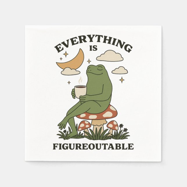 Everything is Figureoutable Napkin (Front)