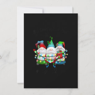 Everything Is Fine Lunch Lady Merry Christmas Xmas Invitation