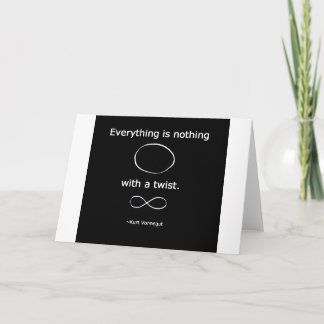 Everything is Nothing with a twist solidchainwear Card