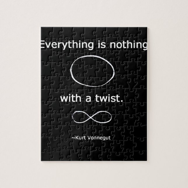 Everything is Nothing with a twist solidchainwear Jigsaw Puzzle (Vertical)