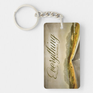 "Everything is possible" Motivation Affirmation Key Ring