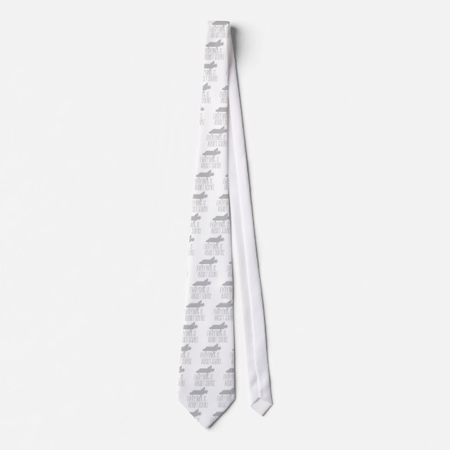 Everything is ROCKET SCIENCE Tie (Front)