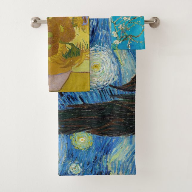 Everything is Van Gogh Bath Towel Set (Insitu)