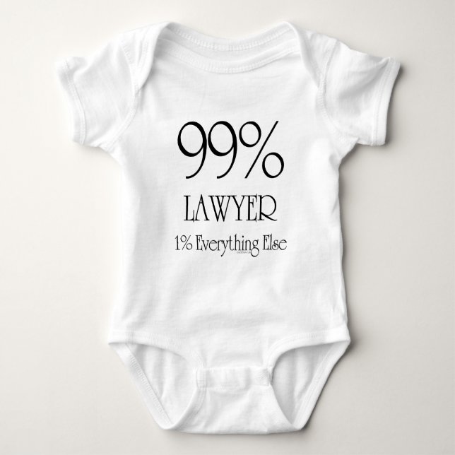 Everything Lawyer Baby Bodysuit (Front)