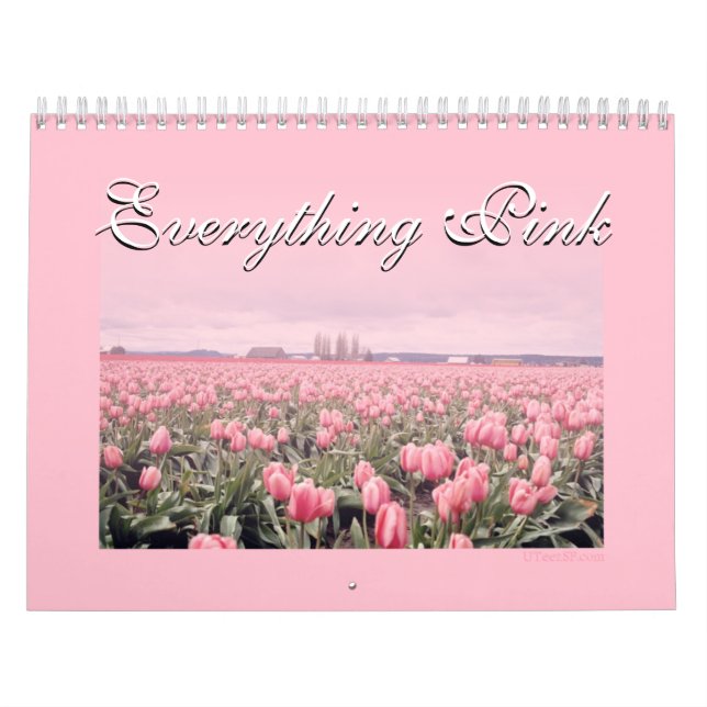 Everything Pink Calendar (Cover)