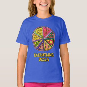 Everything Pizza Art Work by Kareem T-Shirt