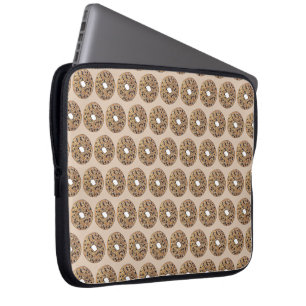 Everything Poppy Sesame Seed Bagel Breakfast Food Laptop Sleeve