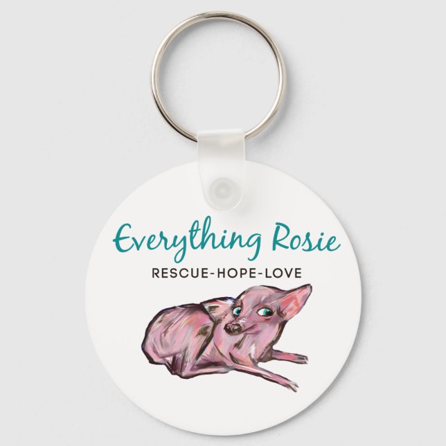 Everything Rosie Key Ring (Front)