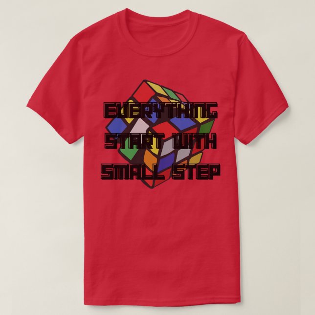 everything start with small step 1 T-Shirt (Design Front)
