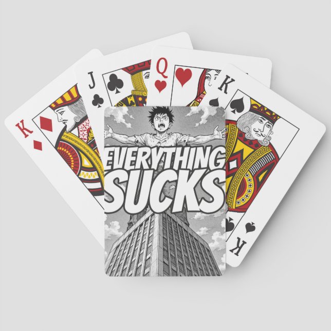 Everything Sucks Playing Cards - Weirdest Timeline (Back)