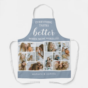 Everything Tastes Better' Photo Collage Mum Gift Apron