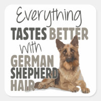 Everything Tastes Better With German Shepherd Hair