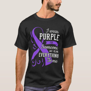 Everything To Me Epilepsy Day Purple Ribbon Epilep T-Shirt