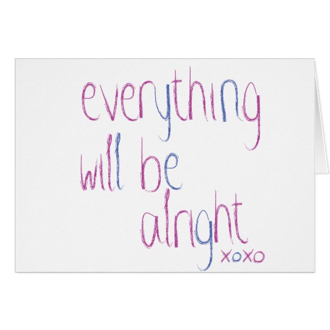 Everything Will Be Ok (Front Horizontal)