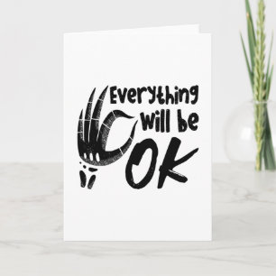 Everything Will Be Ok Radiology Tech Technologist Card