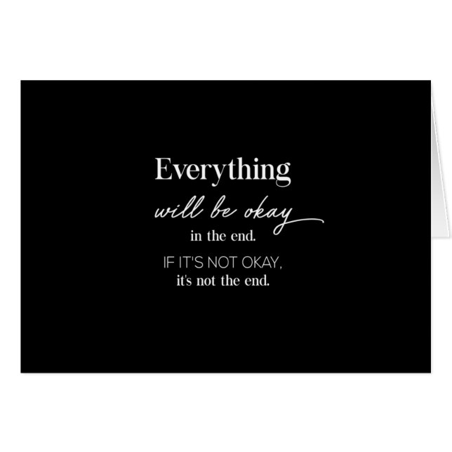everything will be okay (Front Horizontal)