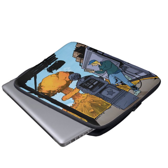 Everything Will Be Okay V1 design laptop sleeve (Front Bottom)